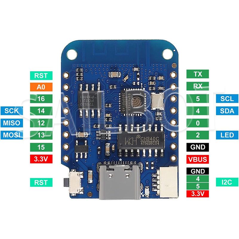 1-10 Uds WeMos D1 Mini ESP8266 - Esp8266 Nodemcu Board reseña y precio