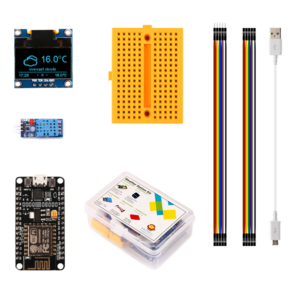 Estación meteorológica ESP8266 - Esp8266 Nodemcu Board reseña y precio