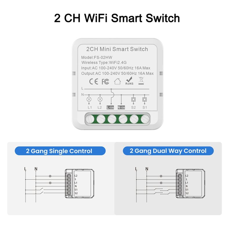 Interruptor inteligente WiFi A - Home Automation Diy Projects reseña y precio