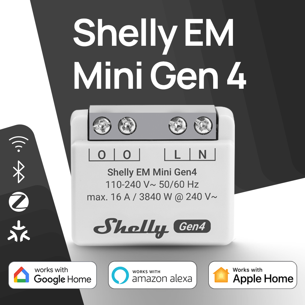 Medidor de Energía Compacto Sh - Shelly Relay Module reseña y precio